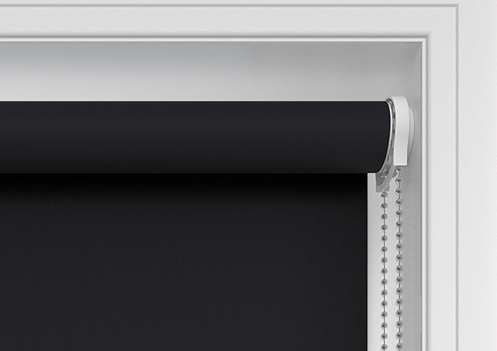 Palermo (Blackout), Black - Twist&Fit Roller Blind - Image 11
